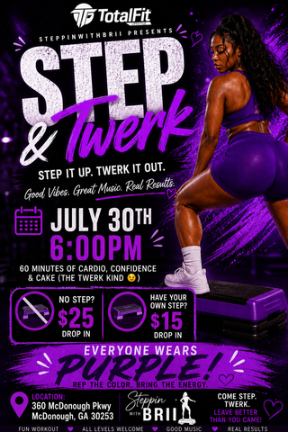 TOTALFIT LIFESTYLE PRESENTS..HIP HOPTWERK & STEP $25